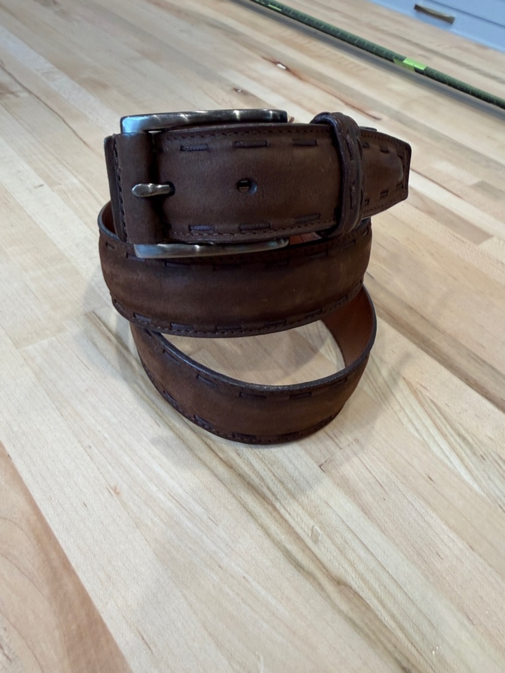 Johnston & Murphy size 38 Leather Belt Classic Dress Belt Premium Quality